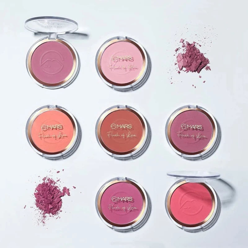 MARS Flush of Love Face Blusher | Highly Pigmented & Easy to Blend | Lightweight & Natural Finish (8.0 gm) (Shade-09) thumbnail 2